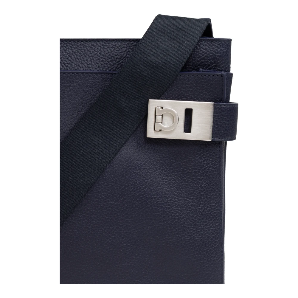 Salvatore Ferragamo Tweeling schoudertas Blue Heren