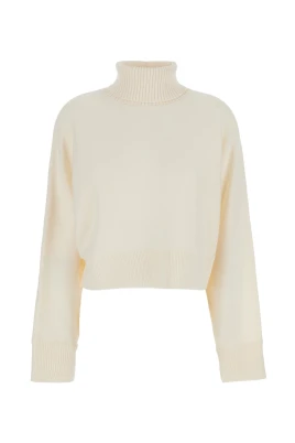Cropped Turtleneck Sweater