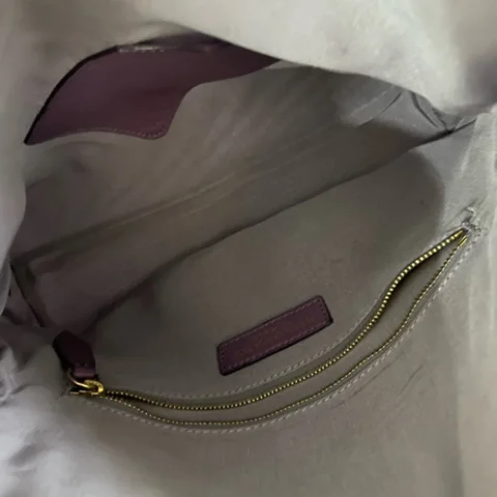 Burberry Vintage Pre-owned Rubber handbags Purple Dames