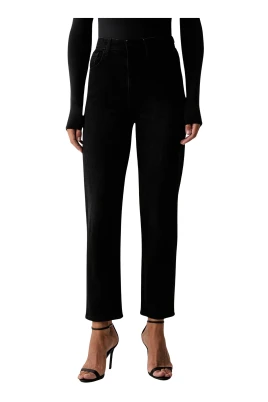 New Mom Straight Jeans