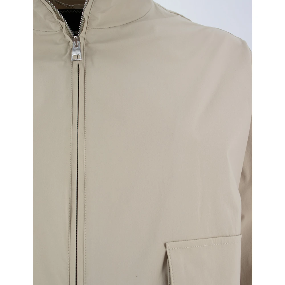 Kiton Stijlvolle jas met trekkoord taille Beige Dames
