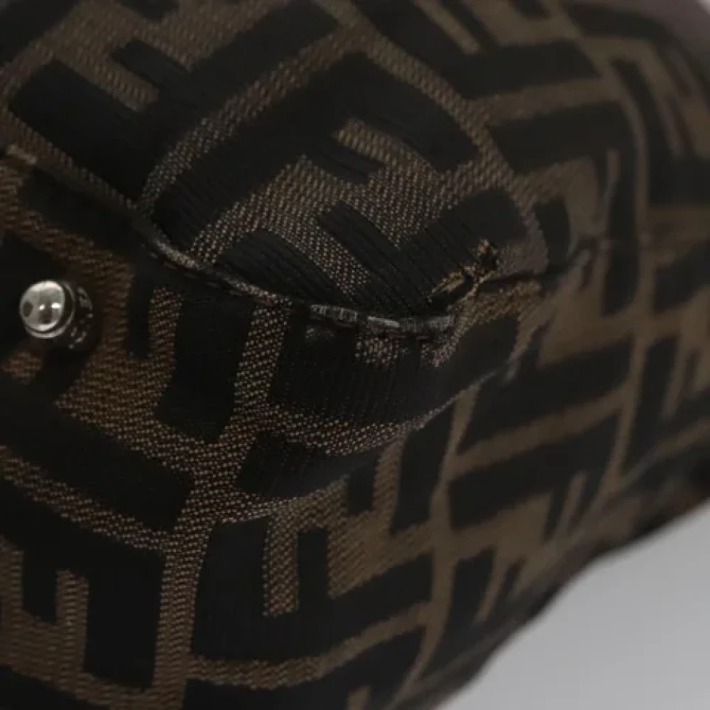 Fendi Vintage Pre-owned Canvas handbags Brown Dames