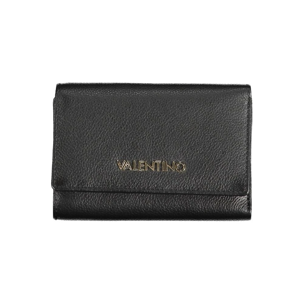 Valentino by Mario Valentino Svart plånbok med dubbla kortplatser Black, Dam