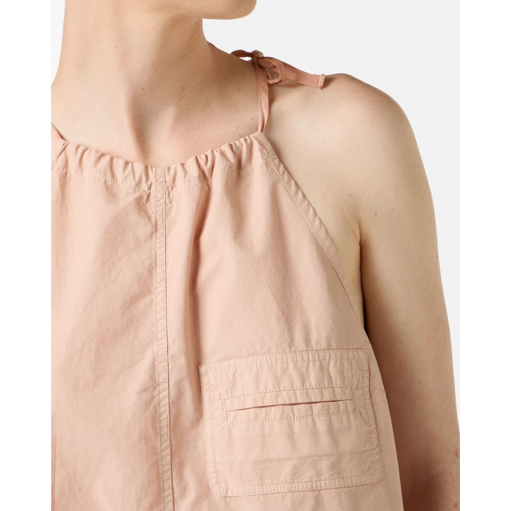Iceberg Regular fit top in katoenen parachute canvas in blush Pink Dames