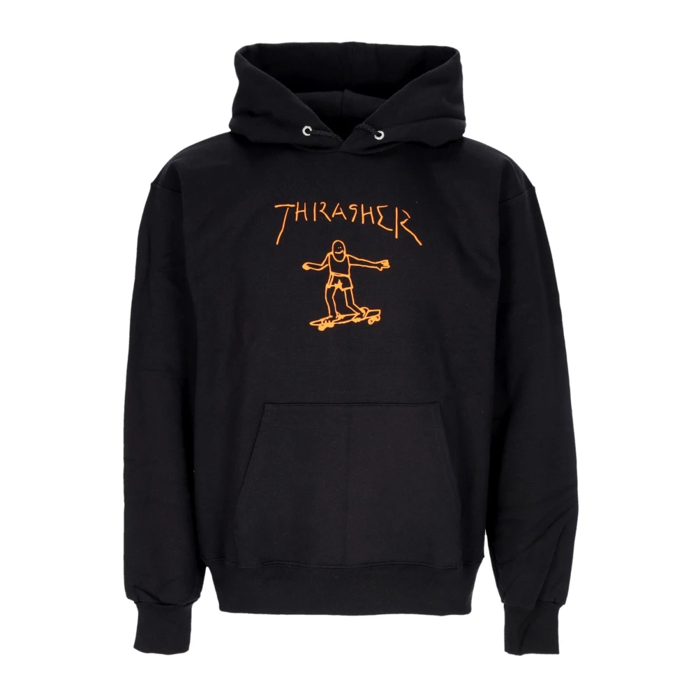 Thrasher Zwart Oranje Heren Sweatshirt Hoodie Black Heren