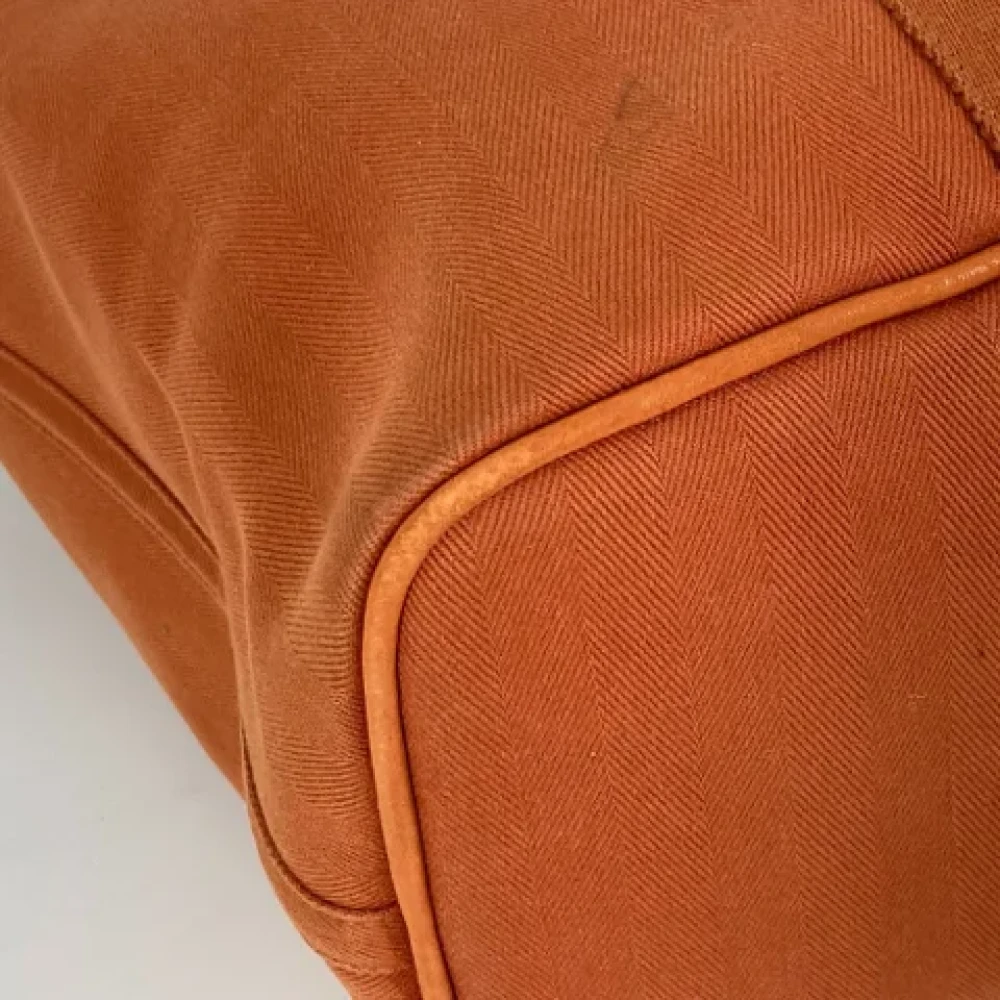 Hermès Vintage Pre-owned Fabric handbags Orange Dames