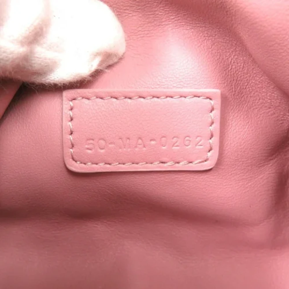 Dior Vintage Pre-owned Leather dior-bags Pink Dames