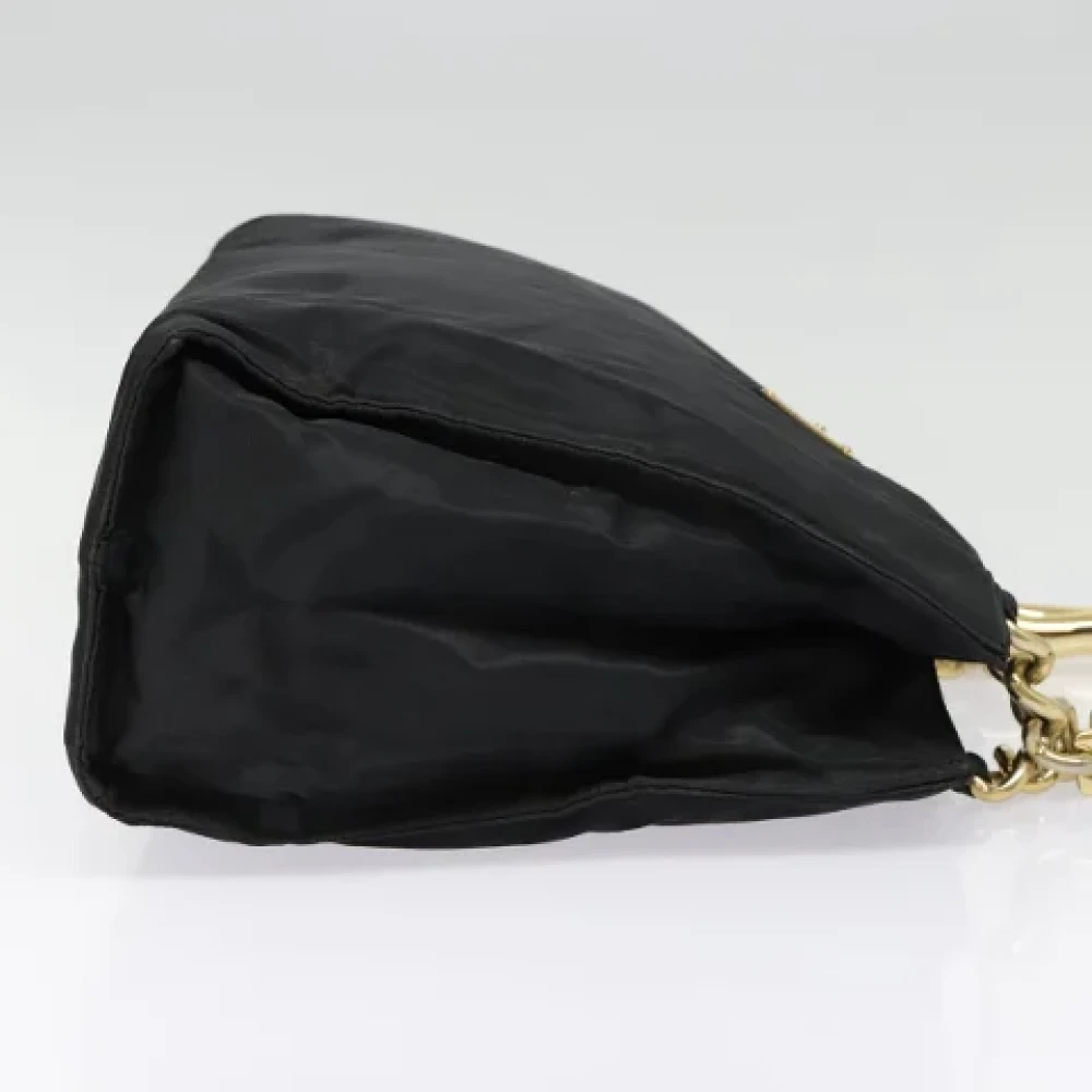 Prada Vintage Pre-owned Nylon handbags Black Dames