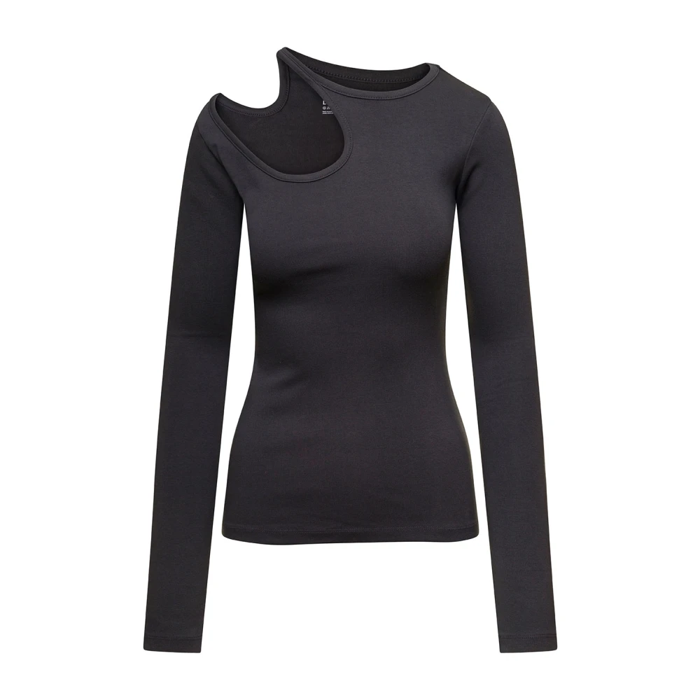 LOW Classic Grijze Curve Hole Top Gray Dames