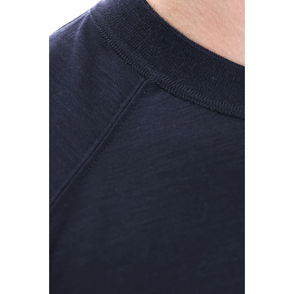 Ermenegildo Zegna Blauwe T-shirts en Polos Blue Heren