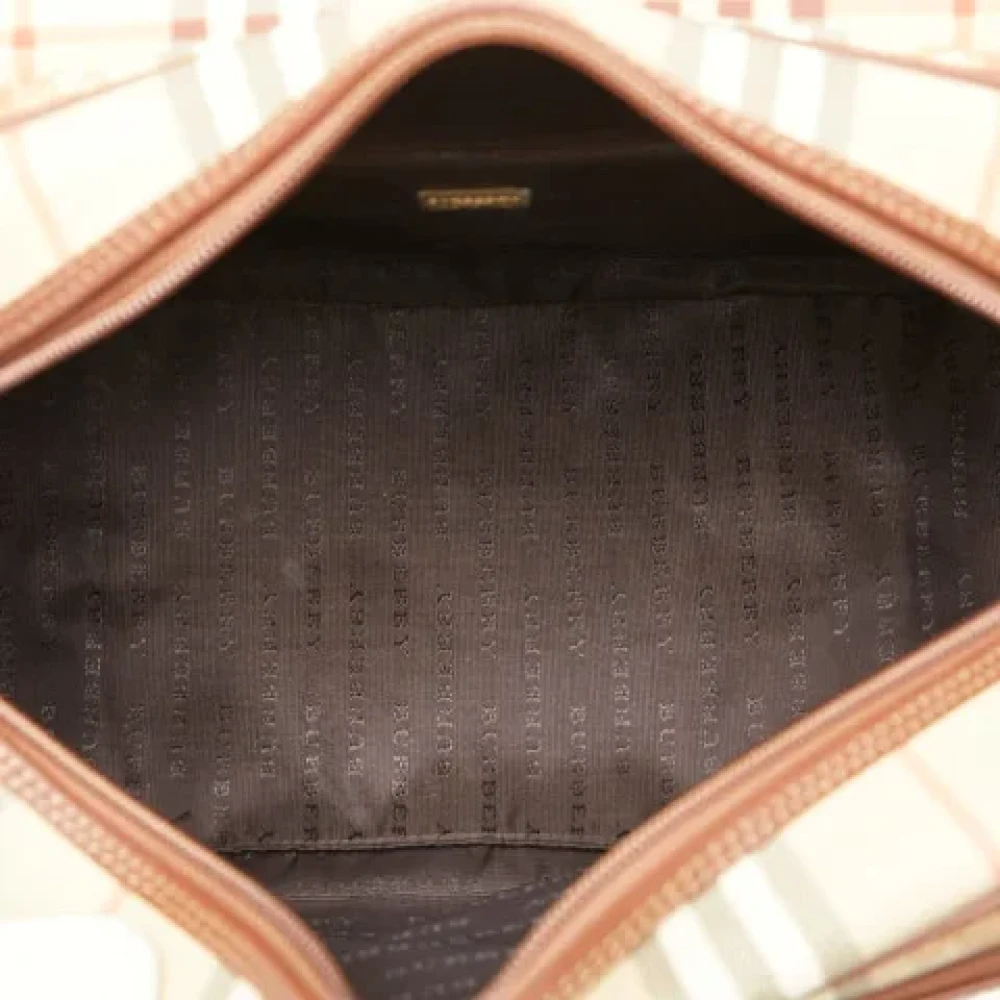 Burberry Vintage Pre-owned Leather shoulder-bags Brown Dames