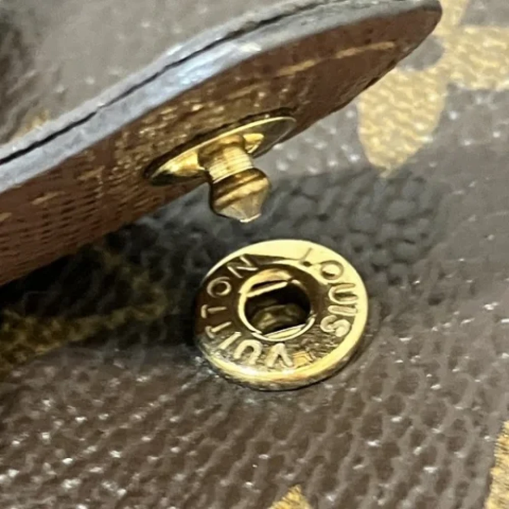 Louis Vuitton Vintage Pre-owned Canvas wallets Brown Dames