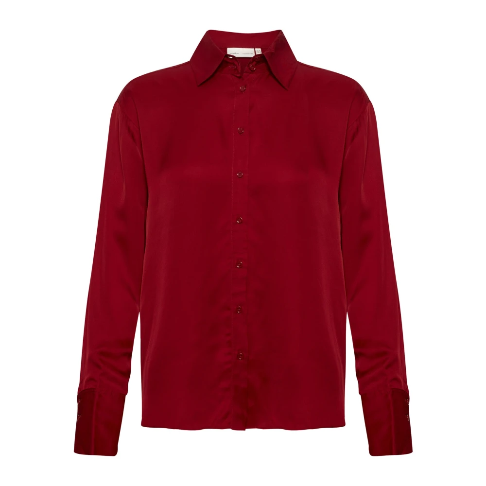 Inwear Red Shirt For Women - Female - Shirts - Xs - Blouses & Shirts