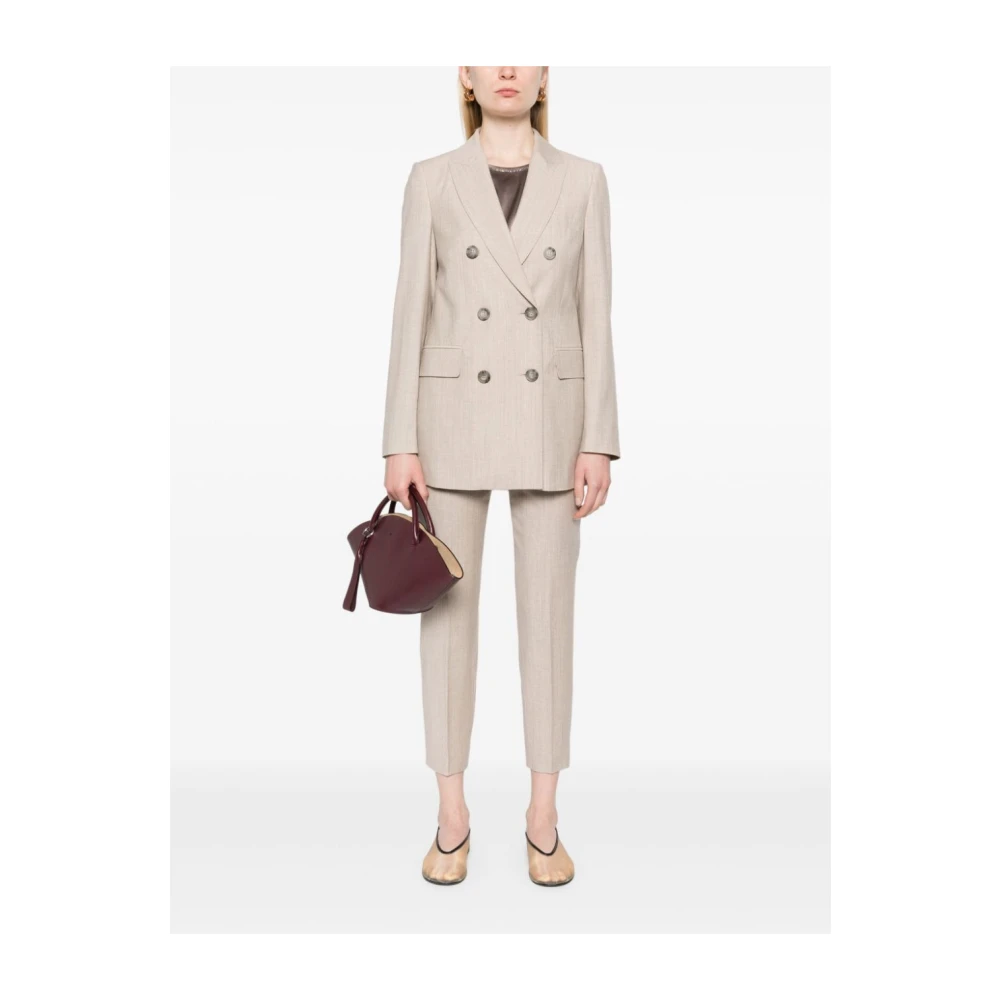 PESERICO Stijlvolle TOP voor een chique look Brown Dames