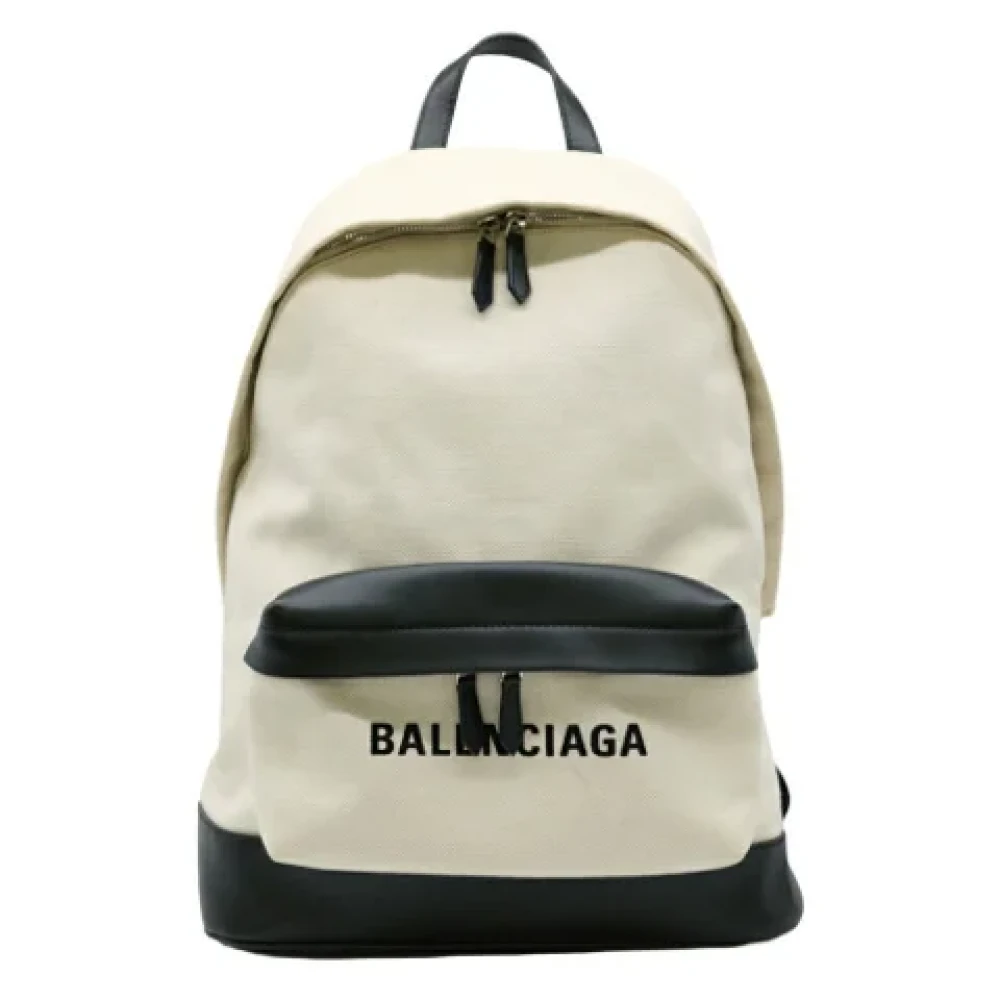 Balenciaga Vintage Pre-owned Canvas balenciaga-bags White Dames