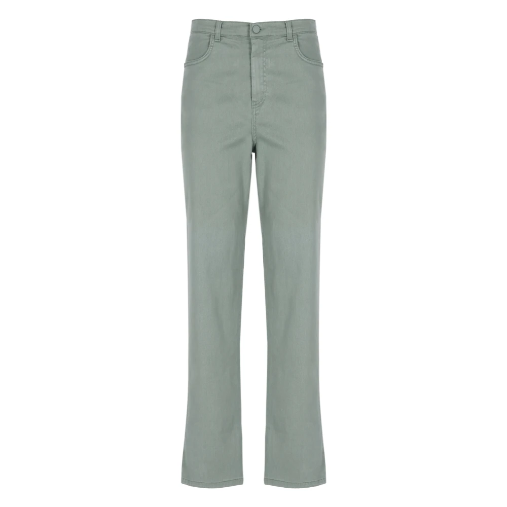 Marella Donna Verde - Mlmsolista Pantaloni Gamba Dritta - Jeans - L