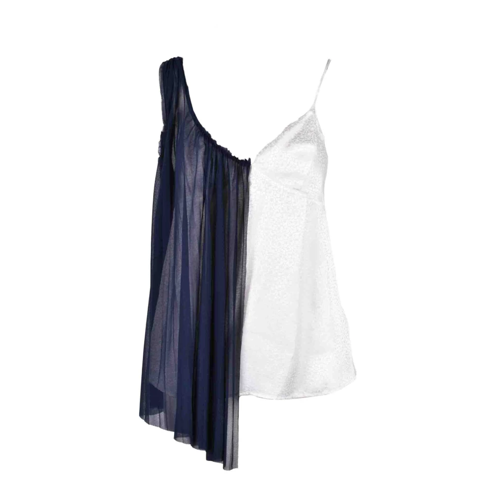 Erika Cavallini Zijde Blend Gebreide Trui Multicolor Dames
