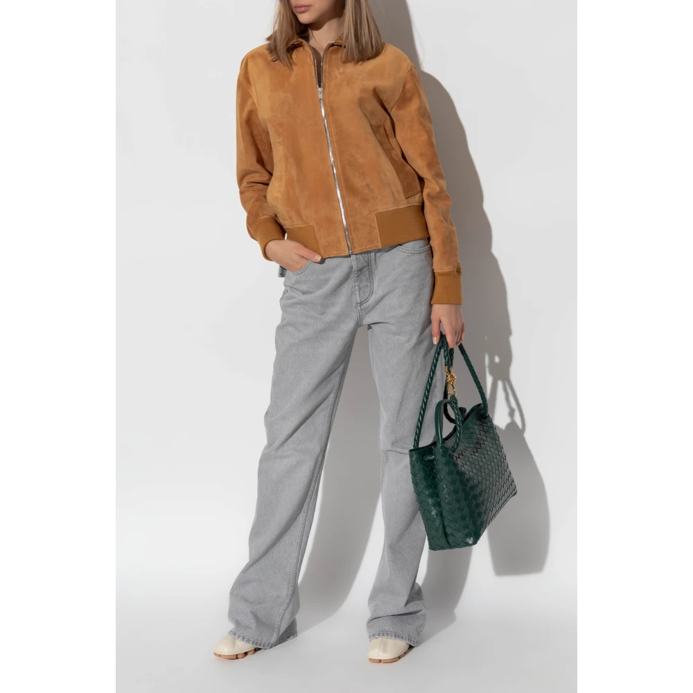 Bottega Veneta Jeans met uitlopende pijpen Gray Dames