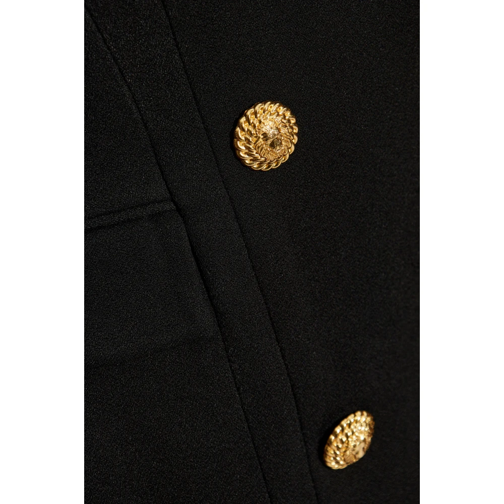 Balmain Jurk met applicaties Black Dames
