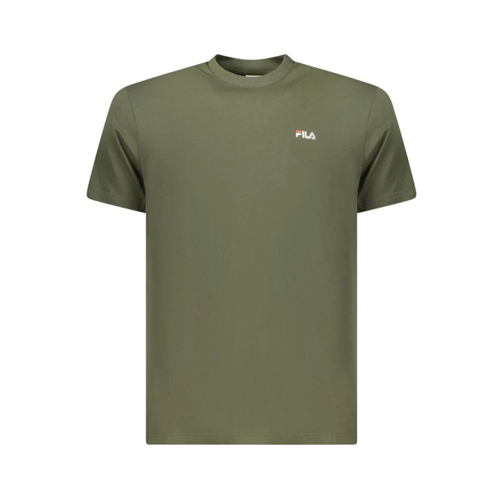 Fila Men's Green T-Shirts, S, Laas Regular Fit Short-Sleeve T-Shirt