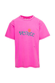 Venice T-Shirt Gebreid in Roze