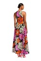 robe-longue-en-soie-fleurie-avec-cordon