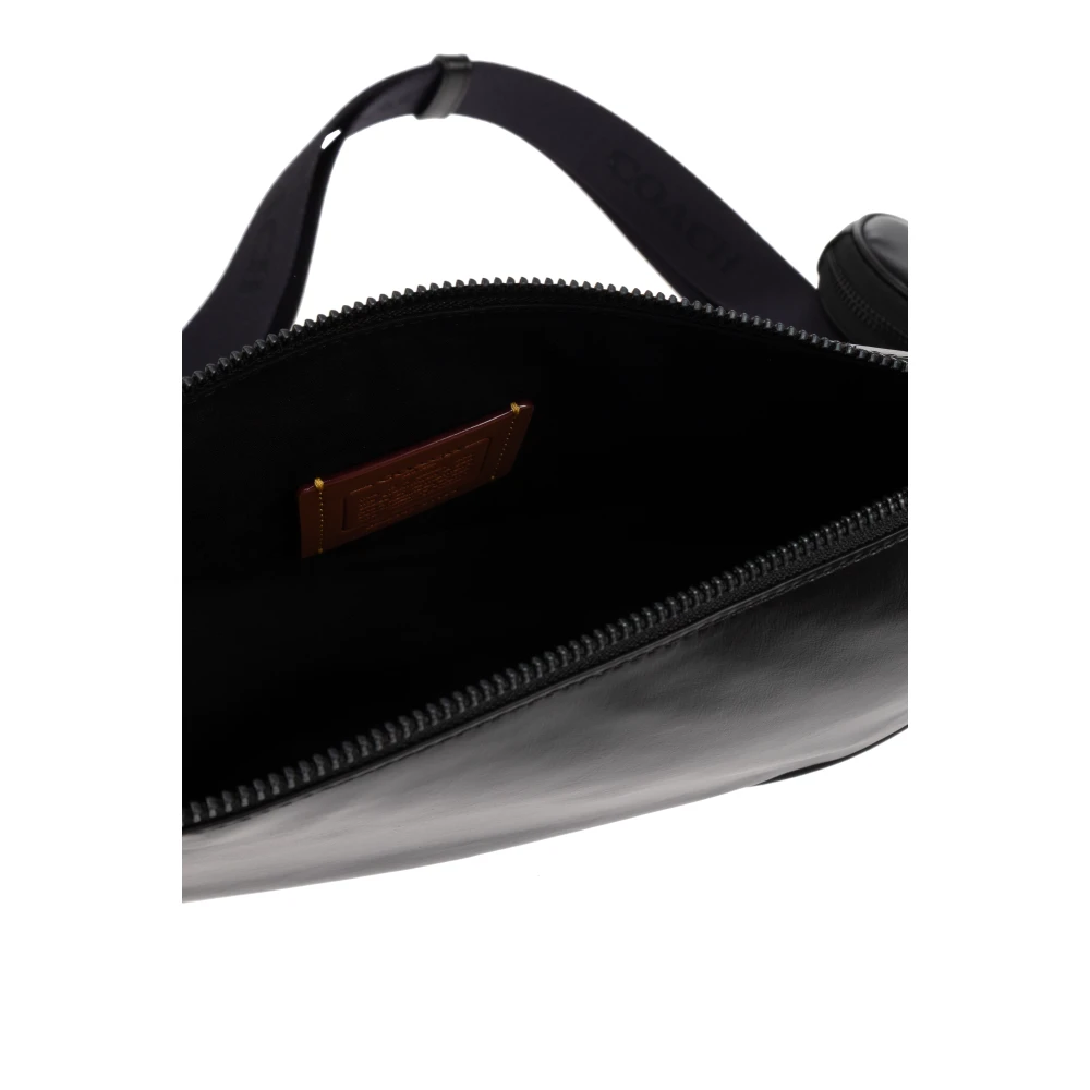 Coach Leren schoudertas Black Heren