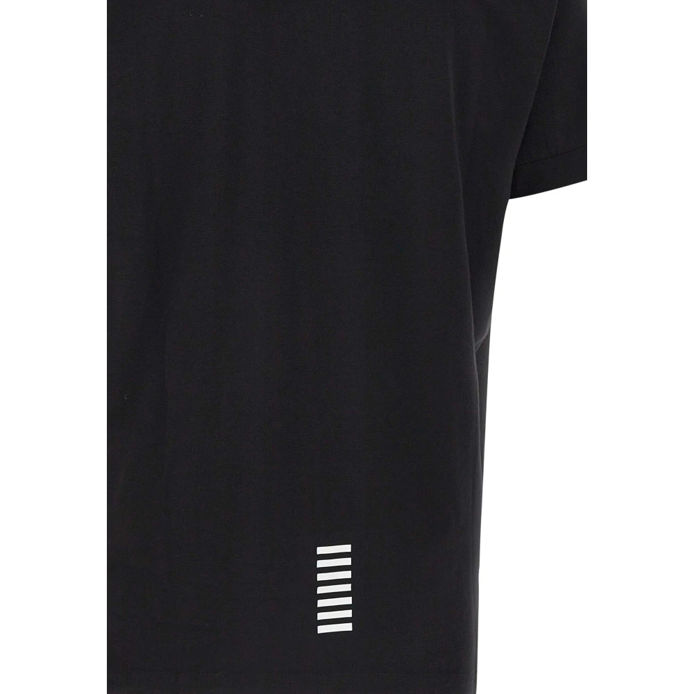 Emporio Armani EA7 Zwart Poloshirt met Logo Black Heren
