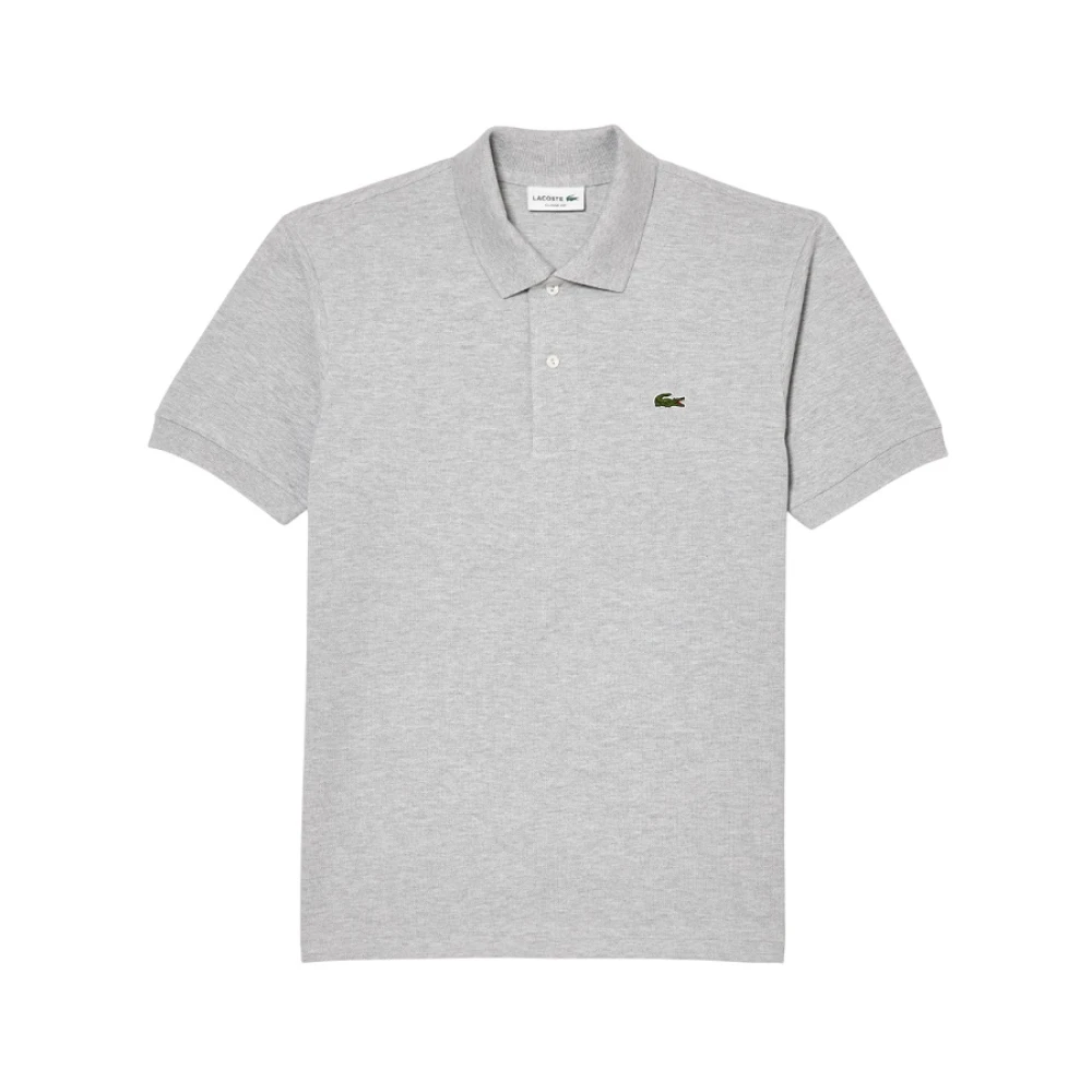 Lacoste Men's Gray Polo Shirts, S, Grey Polo Shirt