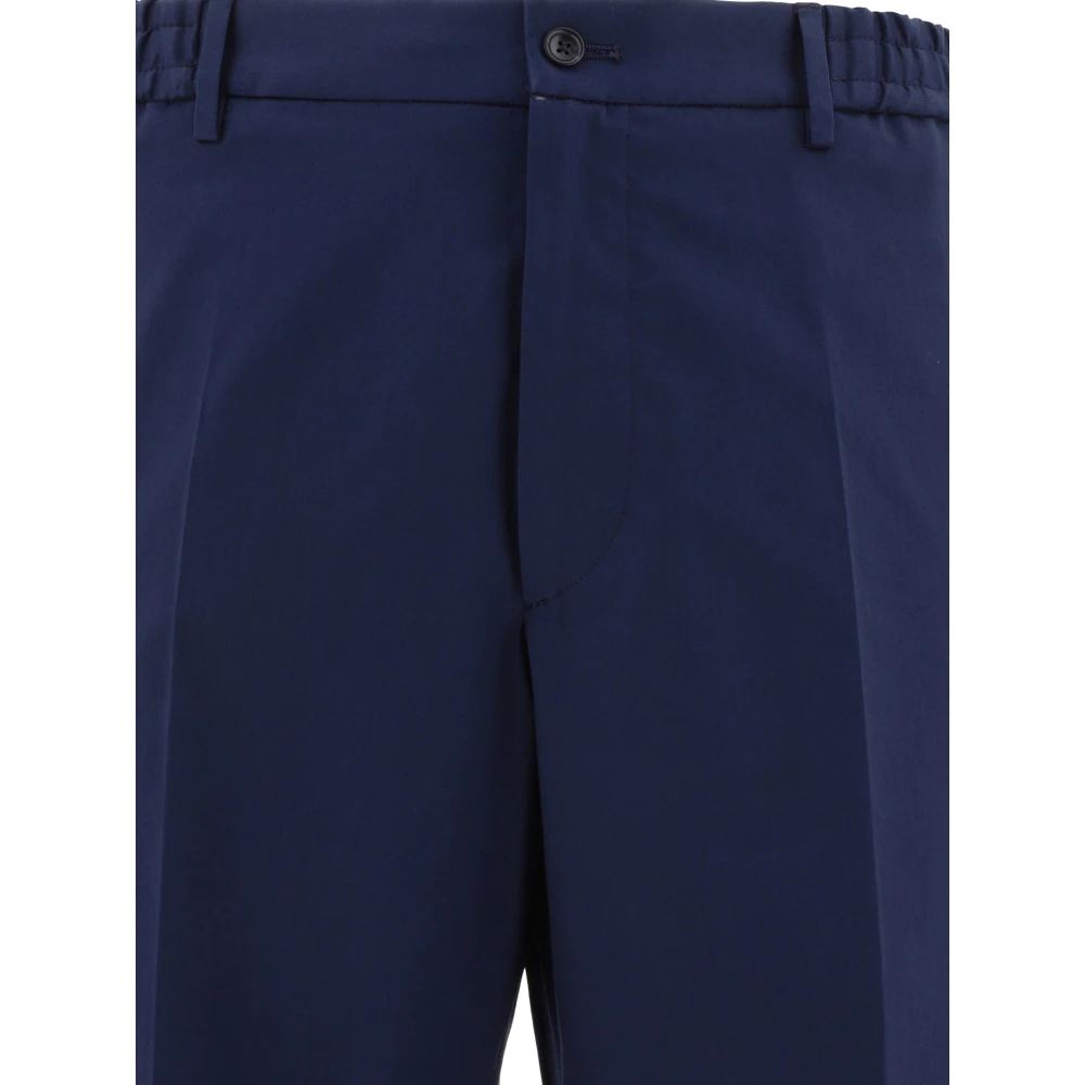 Tagliatore Slim-fit Trousers Blue Heren