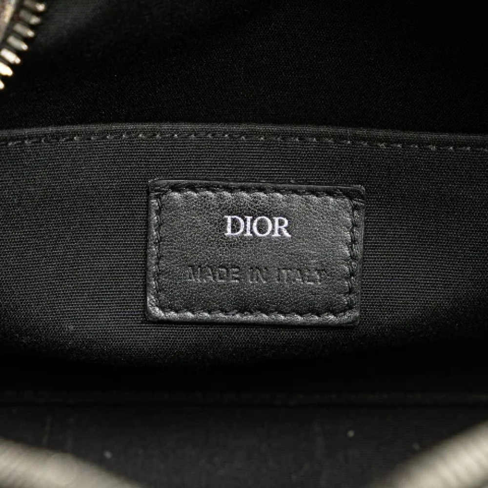 Dior Vintage Pre-owned Canvas handbags Beige Dames
