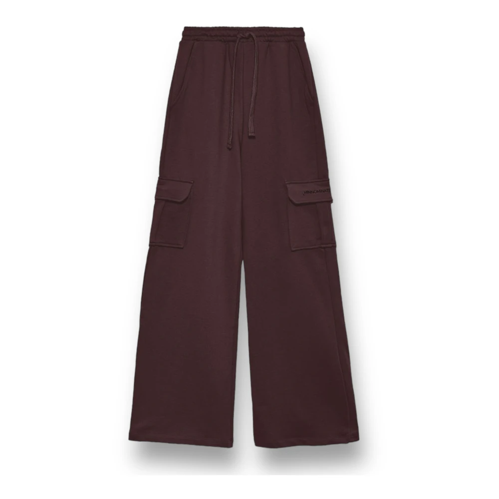 Hinnominate Wide Trousers Brown Dames