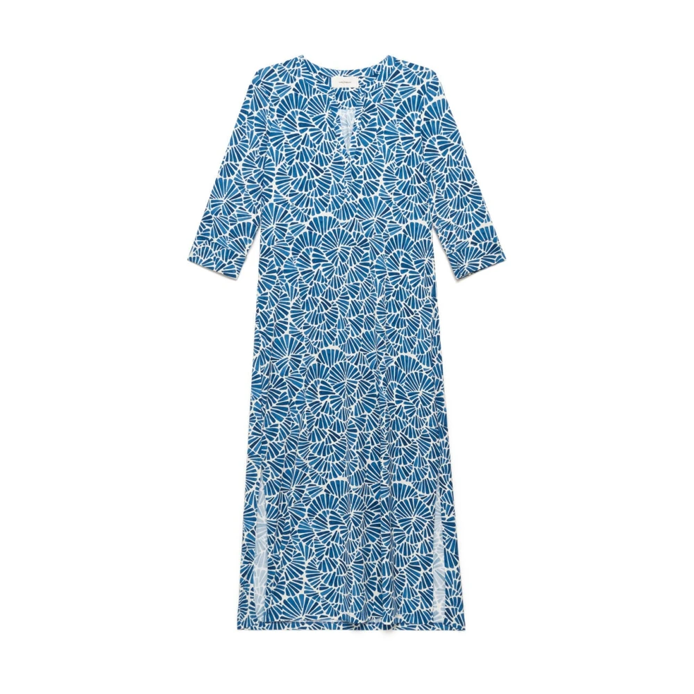 Maliparmi Vrouw Blauw Kleedjes Dames, 2XL, Abito Shell Dress