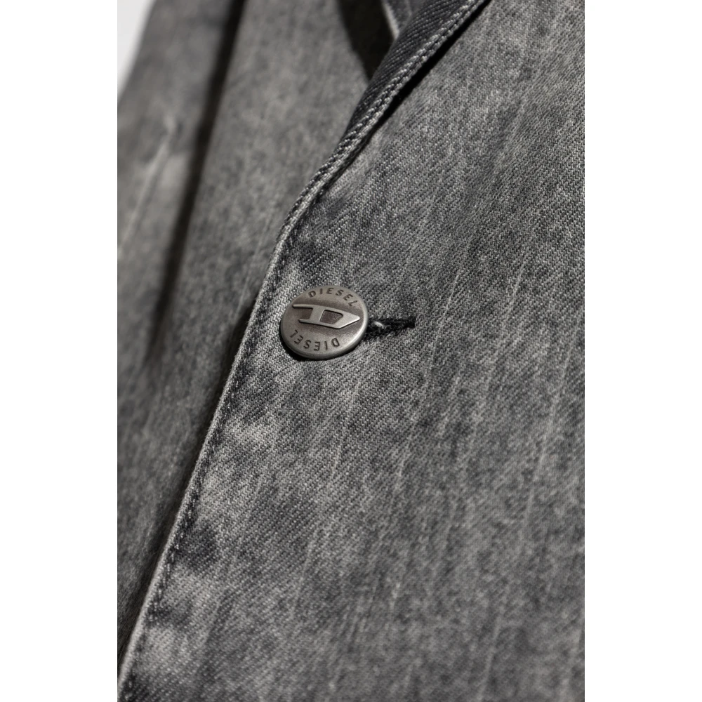 Diesel Denim jack D-Reger-S Gray Unisex