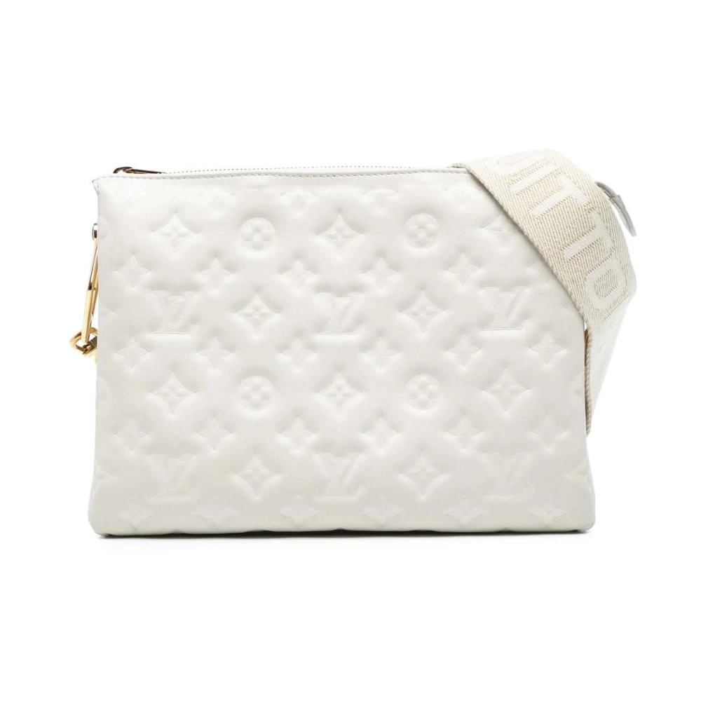 Louis Vuitton Vintage Women's White Pre-Owned Crossbody Bag