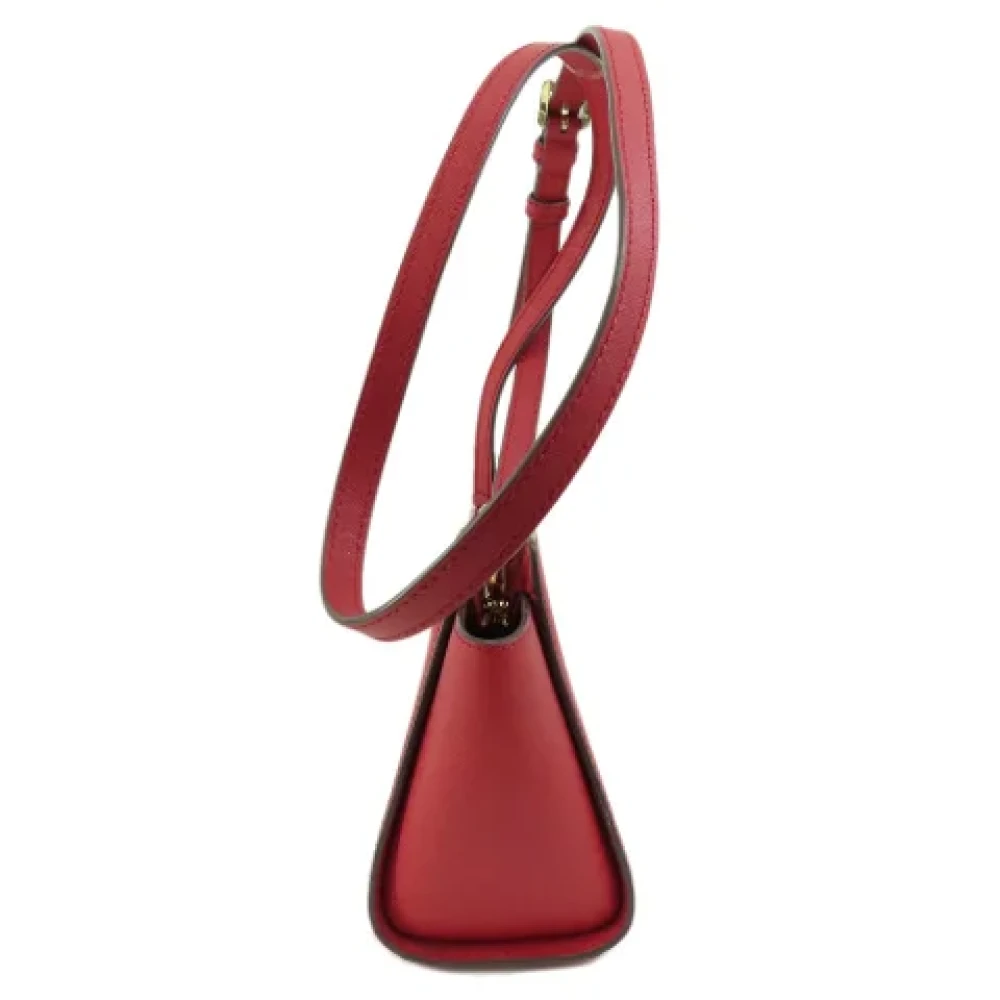 Michael Kors Pre-owned Leather shoulder-bags Red Dames