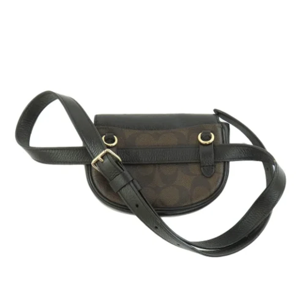 Coach Pre-owned Plastic crossbody-bags Black Dames