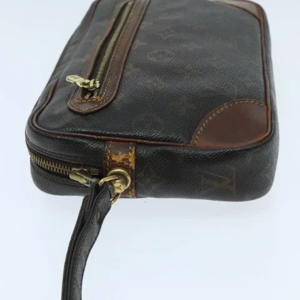 Louis Vuitton Vintage Pre-owned Canvas clutches Brown Dames