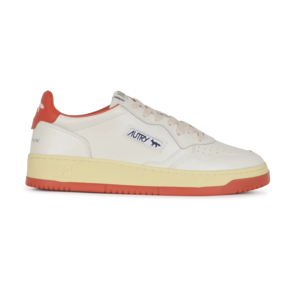 Autry Lage Sneakers Medalist Stijl Heren Schoenen Wit