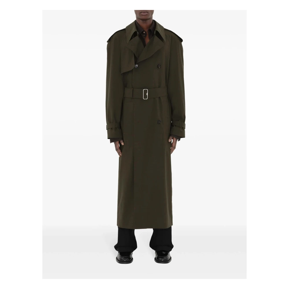 Burberry Bruin Melange Wollen Trui Brown Heren