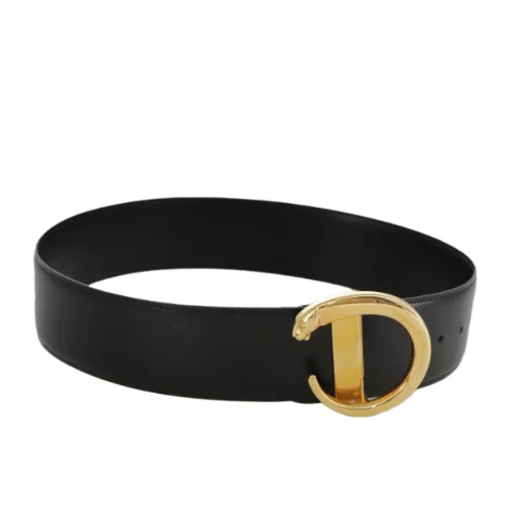 Cartier Vintage Pre-owned Leather belts Black Dames