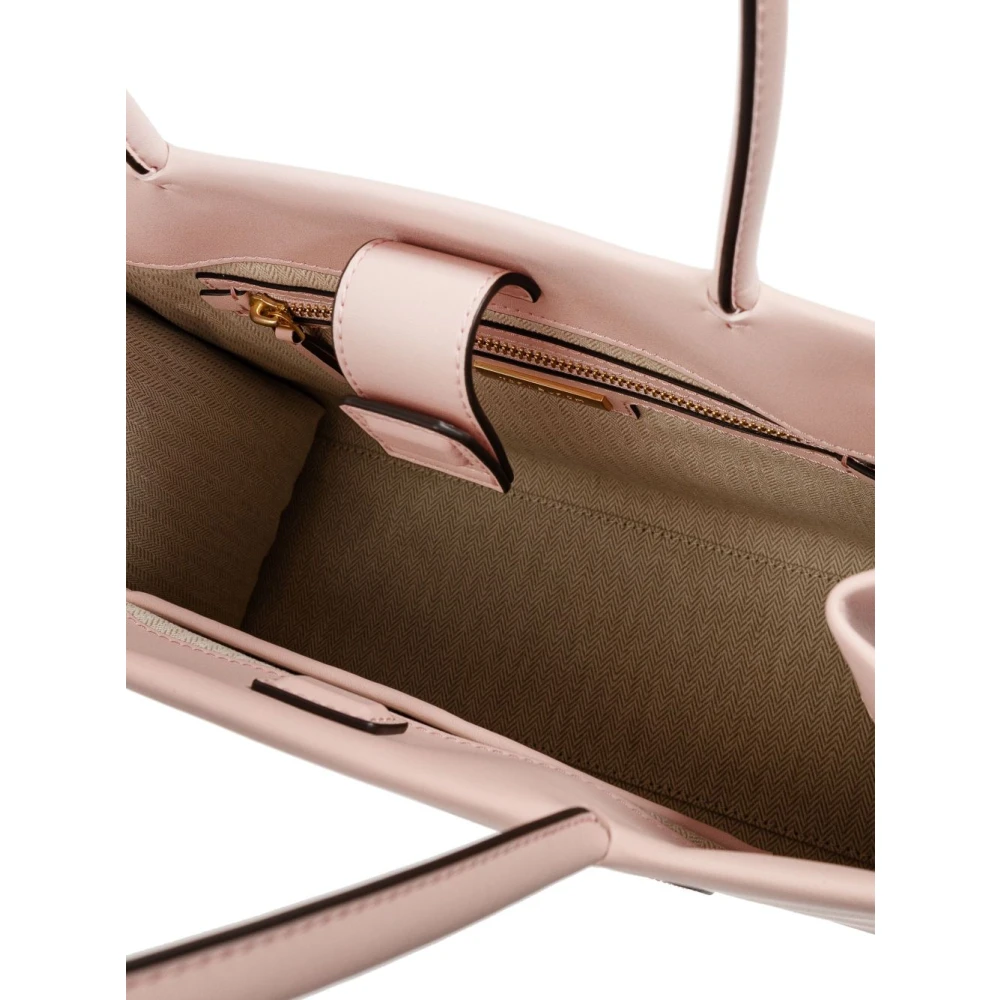 TORY BURCH Blush Pink Double T Motif Handtas Pink Dames