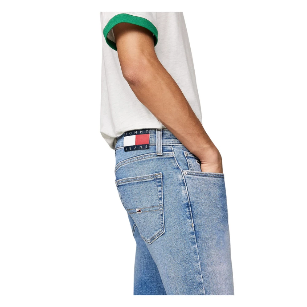 Tommy Jeans Slim-fit Denim Broek Blue Heren