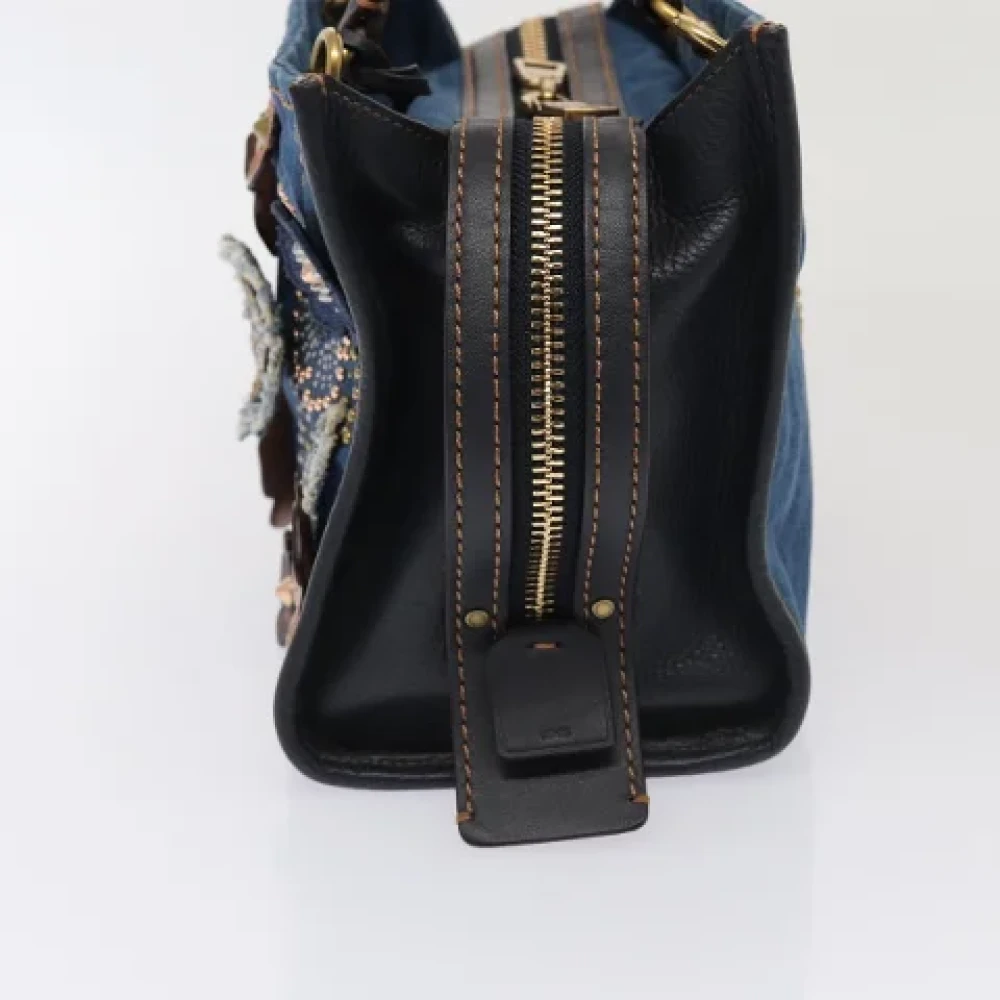 Coach Pre-owned Canvas handbags Blue Dames