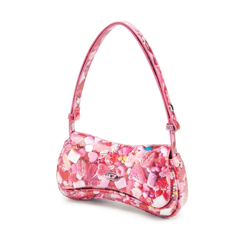 Diesel Stijlvolle Clutch voor speelse momenten Multicolor Dames