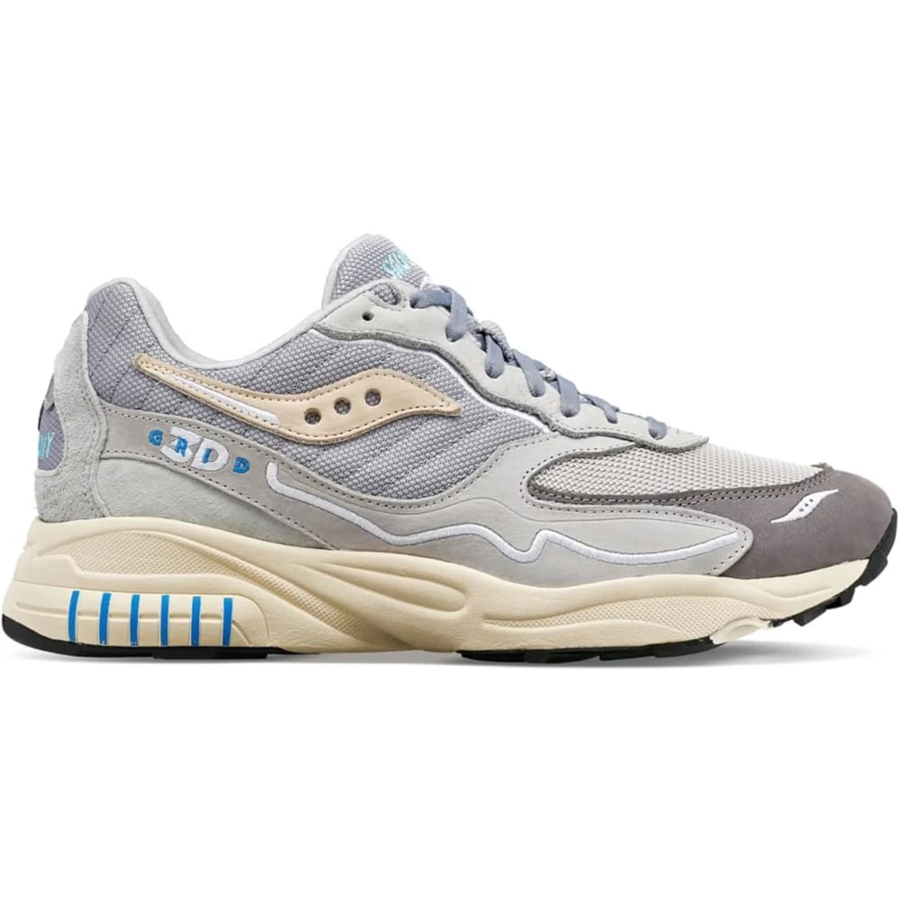 Saucony Grid Hurricane Sneakers Återupplivning Gray, Herr