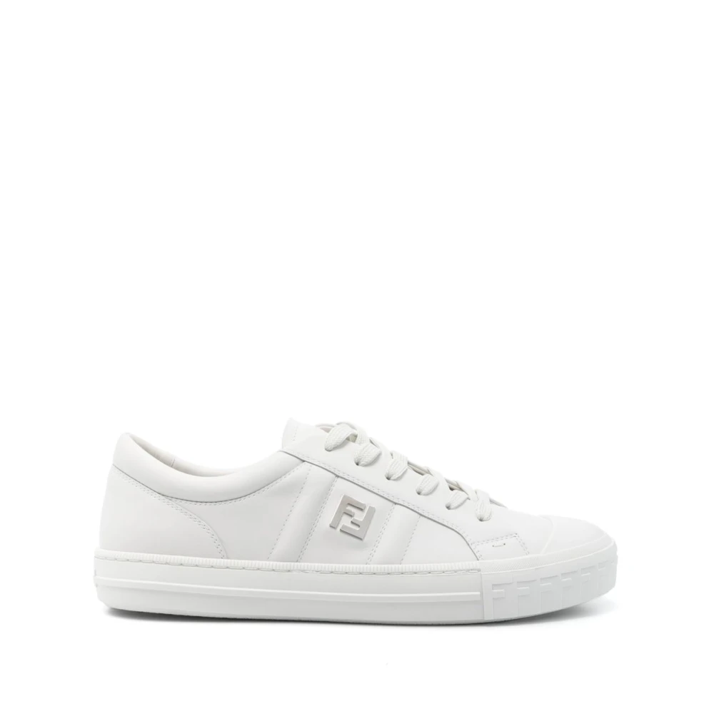 Fendi Men's White Domino Trainers - Sneakers - 6 Uk - Shoes