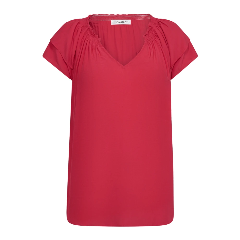 Co'Couture Sunrisecc Top Blouse 75683 153-Margherita Red Dames