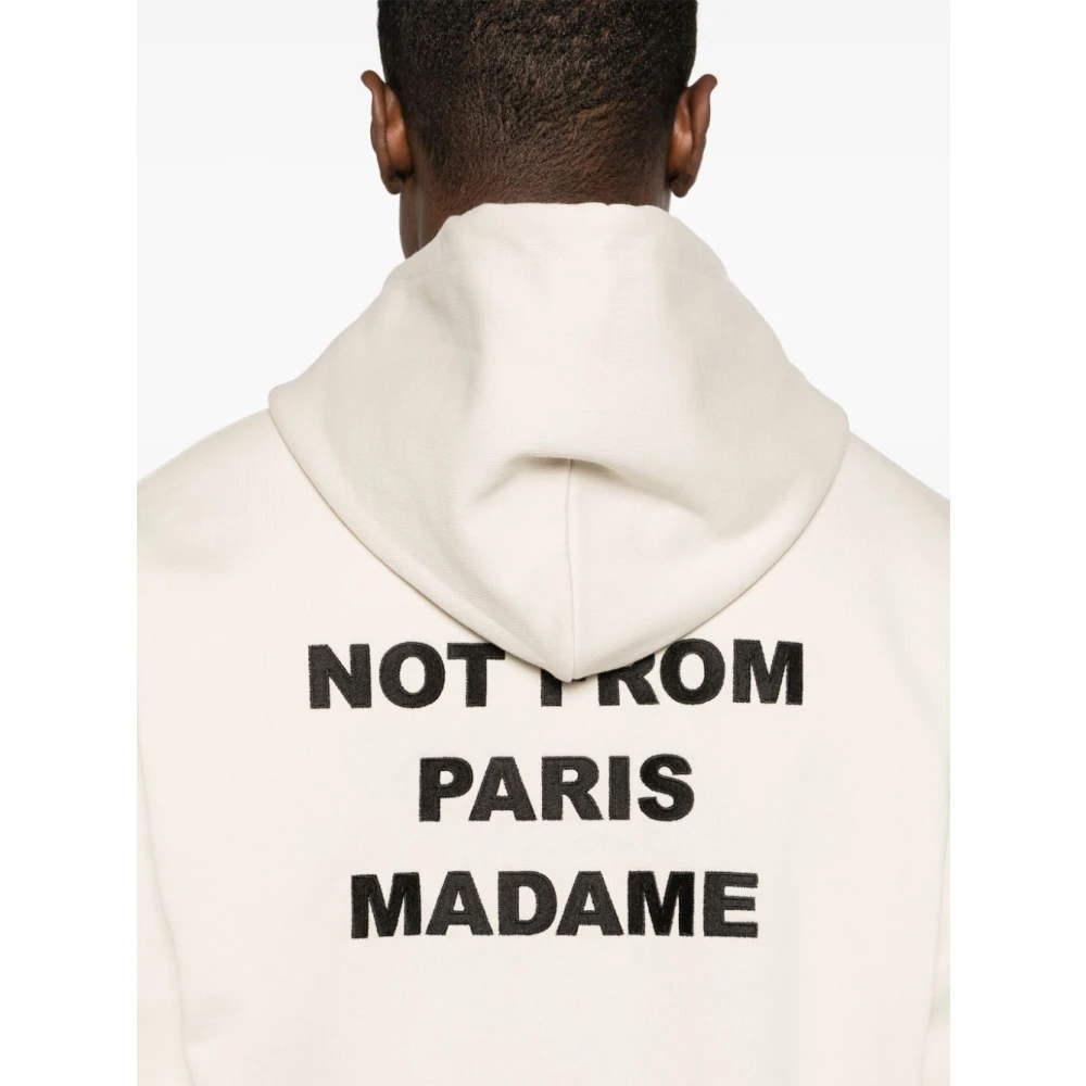 Drole de Monsieur Witte Sweater voor Mannen White Heren