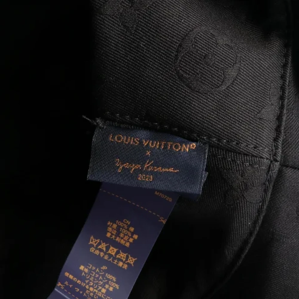 Louis Vuitton Vintage Pre-owned Cotton hats Black Dames